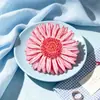 Molde de silicona de flor de girasol 3D para yeso de aromaterapia hecho a mano, jabón de proceso en frío, manualidades de resina y accesorios de decoración floral - proveedor mayorista