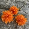 3 Chama Crisântemo Bola Casamento Estrada Chumbo Seda Flor Home Hotel Janela Linda Chen Falsa Flor Simulação Ping Pong Crisântemo