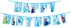 Frozen 1 tema fiesta de cumpleaños infantil vajilla vaso de papel servilleta plato de papel cuchillo tenedor cuchara set de decoración suministros