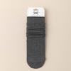 Outono e inverno estilo balé branco Drawstrip meias de algodão femininas bordadas meias de pilha de amor estilo japonês meias de tubo médio de cor sólida