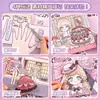 Guía de Atuendos para Chicas de Belleza Tirado Colección de Pegatinas Libro: Arte de Uñas, Maquillaje, Escenas en Miniatura, Libro de Pegatinas de Vestir para Juegos