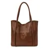 Bolso Grande de Moda y Sencillo para Mujer 2026 Nuevo Bolso Tote Casual Retro de Gran Capacidad Bolso de Hombro de Alta Gama para el Trabajo