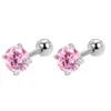 Aretes de Acero Inoxidable con Tornillo, No es Necesario Quitar los Aretes para Dormir, Clavos para Cartílago de la Oreja con Aguja Delgada, Orejas Perforadas, Clavos para el Hélix con Barra Delgada