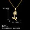 Colar Urso Inteligente Amor Novo Quente Colar Luxo Leve Design Personalizado Versátil Sem Desbotamento Acessórios de Aço Titânio