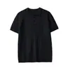 Ropa Masculina Apo Transfronteriza Vintage Patrón de Diamantes Manga Corta Camisa Polo de Punto para Hombre, Estilo Veraniego Old Money, Top Sencillo y Versátil.