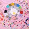 Crianças frisado brinquedo desgaste contas artesanais material saco menina DIY pulseira colar atacado fronteira cruzada