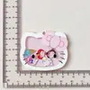 Accesorios de Acrílico de Gato de Dibujos Animados Nuevo Creativo Llavero Hecho a Mano DIY Colgante para Bolso Accesorios para Llaves de Coche