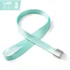 Lanyard de Aleación de Aluminio en Stock, Hebilla Creativa de Metal de 1.5 cm de Ancho, Lanyard para Tarjeta de Identificación de Trabajo con Impresión de Logo, Directo del Fabricante