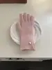Conjunto de Dos Piezas de Bufanda y Guantes para Mujer Invierno 2025 Nuevo Blanco Tejido de Lana Engrosado Bufanda Versátil Cálida para Ropa de Trabajo