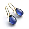 Fábrica Transfronteriza Hongdi Pendientes de Gancho Geométricos con Forma de Lágrima Europeos y Americanos Pendientes de Moda para el Trabajo Accesorios de Oreja Frescos y Dulces para Fiestas