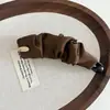 Pinza Banana de Satén Plegada de Color Sólido de Alta Gama Estilo Francés, Pinza Elegante y Voluminizadora para Cola de Caballo para Mujeres