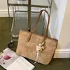 Bolsa tote xadrez de nicho transfronteiriça para mulheres 2026 moda nova bolsa de ombro grande capacidade para o dia a dia bolsa de mão para o dia a dia
