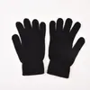 Guantes de Punto de Color Caramelo para Otoño e Invierno, Cálidos, a Prueba de Frío para Ciclismo, Guantes Elásticos Espesos para Adultos de Cinco Dedos