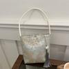 Super Popular Novo Estilo Chinês Bag Mulheres 2024 Novo Guofeng Shoulder Underarm Bag portátil antigo Hanfu Bucket Bag