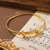 Pulsera de Piedra Natural Estilo Francés Medio Personalizada Retro para Mujer Moda Geométrica Retro Vidrio Combinable Simple