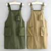 Delantal de Cocina y Hogar de Moda, Repelente al Agua, Para Cocinar, Delantal Anti-Manchas, Ropa de Trabajo para Puesto, Impresión Especial para Catering