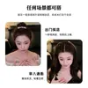 Pente de Cabelo Exquisito com Diamantes Cintilantes para Penteado de Princesa Volumoso, Pente de Encaixe para Arrumar Franja e Cabelos Soltos, Pente de Encaixe Alto em Forma de Coroa, Acessório de Cabelo para Mulheres
