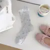 Calcetines Finos Youjiaxiu para Primavera y Verano para Mujer, Calcetines de Media Pantorrilla con Adorno de Encaje Estilo Japonés Ins, Calcetines Holgados Transpirables Sin Costuras