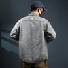 Nuevas Camisas de Mezclilla para Hombre de Otoño e Invierno, Camisas Holgadas de Manga Larga Guapas de Marca Tendencia, Chaquetas y Tops Estilo Americano