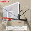Cesta de Basquete de Parede Tabela de Basquete Padrão Tabela de Basquete de Vidro Temperado Tabela de Basquete Interna Externa para Casa Cesta de Basquete de Parede Externa