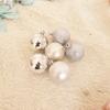 Decoraciones para Árbol de Navidad Bolas Perladas Brillantes Mate Colgantes Accesorios Navideños 4/6/8cm Paquete de 6 Comercio Exterior Transfronterizo