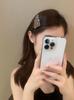 Explosiones de TikTok Estilo Coreano de Alta Gama Dongdaemun Celebridad de Internet Temperamento Pinza para el Cabello con Pedrería Pinza para el Flequillo Pinza Lateral Estilo Princesa Pinza BB