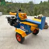 Divisora de leña, Tipo vertical y horizontal, Pequeña máquina divisora automática hidráulica de 25 toneladas, Válvula manual única, Modelo móvil 18 de gasolina Divisora de madera