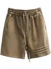 Diseño de Tres Barras Pantalones Cortos Casuales Deportivos de Gama Alta y Pesados Pantalones de Hombre Verano Pantalones Sueltos Pantalones Americanos
