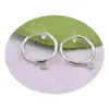 Clip para oreja de resorte termal sin perforación clip para oreja invisible elástico pendientes indoloros resina transparente clip para oreja de resorte en arco