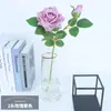 Flores Artificiales 2 Cabezas Rosa Tela de Seda Flores Falsas Decoración del Hogar Guía de Pasillo Techo de Salón de Bodas Material Floral Venta al Por Mayor