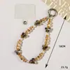 Cadena para Teléfono Móvil de Mariposa de Cristal Estéreo Ins Colgante de Bolso de Gama Alta Colgante de Llavero Cadena Colgante de Muñeca Anti-Pérdida