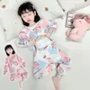 Saco de dormir para niños, Algodón para primavera y otoño, Mameluco lindo para bebé, Ropa para el hogar con aire acondicionado, Pijama anti-frío para niños y niñas, Estilo nuevo