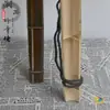 Cañas Planas de Bambú Viejo Xiangxi, Ensanchadas, Cañas de Bambú Marrón Carbonizado Hechas a Mano para Actuaciones, Uso en Jardín, Transporte de Agua para Adultos, Venta al por Mayor