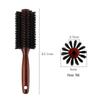 Atacado de fábrica, pente de cabelo de cerdas de madeira de lótus resistente ao calor para estilizar, pente de estilizar para soprar cabelo liso, para casa