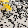 Popular online celebridade prego mineral Black Diamond super brilhante preto plana pequeno diamante redondo elfo quente mesmo estilo cheio de diamante unhas jóias diamante