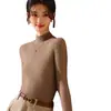 2026 Nuevo Top de Punto de Primera Línea Listo para Usar Ajustado de Cuello Alto para Mujer Otoño/Invierno Ropa Interior Engrosada Adelgazante de Manga Larga