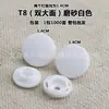 Botones de Presión de Plástico Grandes y Coloridos para Ropa de Trabajo, 14 mm, 15 mm, 12 mm, Superficie Mate y Brillante