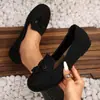 Mocasines de Talla Grande Transfronterizos, Populares en Plataformas Independientes, Nuevos Zapatos Planos Slip-On para Mujer de Comercio Exterior Primavera/Otoño 2025