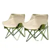 Silla plegable de exterior, silla luna, silla de camping, banco portátil, silla de pesca con respaldo, taburete de picnic, bolsa de almacenamiento para equipo de mesa y silla