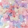 Rede dourada com bolinhas, corrente de pérolas, laço, dream bubble yarn, acessórios para presilha de cabelo, acessórios para roupas e bolsas