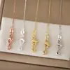 Distrito Lu Cobre Chapado en Oro de 18 Quilates Pin de Alta Retención de Color Cadena de Sésamo Cadena Universal Pulsera Ajustable Collar Cadena Hecha a Mano DIY