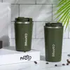 Taza de café al vacío para exteriores de acero inoxidable 304, termo, taza portátil para coche, venta al por mayor