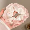 2026 Novo Estilo Estilo Floresta Elástico Alto Prendedor de Cabelo com Laço Preguiçoso, Corda de Cabelo para Rabo de Cavalo em Tecido de Renda para Mulheres