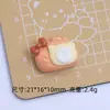 Câmera de Gatinho Fofo Desenho Animado Acessórios de Joias Artesanais DIY Resina de Cola Cremosa Pequenos Acessórios Material para Presilha de Cabelo Atacado