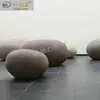 Assento de Lazer em Cimento, Banco de Pedras para Exterior, Oval Bonito Imitação de Pedra para Shopping Center, Cadeira de Descanso Combinada