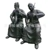 Fabricantes Producción y Producción Escultura de Cobre de Personaje Antiguo Adorno Área Escénica del Parque Boceto Estatua de Personaje de Cobre Fundido Venta al por Mayor