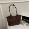 Bolso Retro Simple Transfronterizo para Mujer 2025 Nuevo Bolso de Hombro de Alto Valor Gran Capacidad Bolso Tote de Moda para Viajes