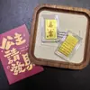 Ouro Puro 999 Adesivo para Celular de Ouro Princesa Por Favor Fique Rica e Fique Rica Presente Popular Fabricante Atacado Pequena Caixa de Presente