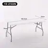 Venta Directa de Fábrica Mesa Plegable Comercial Mesa de Comedor Simple Mesa Plegable para Puestos Mesa de Puesto para Hogar al Aire Libre Camping
