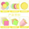 Dopamina Color Puro Encaje Estampado en Caliente Desechable Plato de Papel Vajilla Taza de Papel Servilleta Suministros para Fiesta Decoración Set Festivo